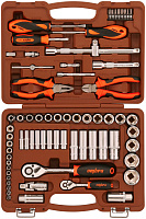 Универсальный набор инструмента 1/4"DR, 1/2"DR Ombra OMT69S, 69 штук